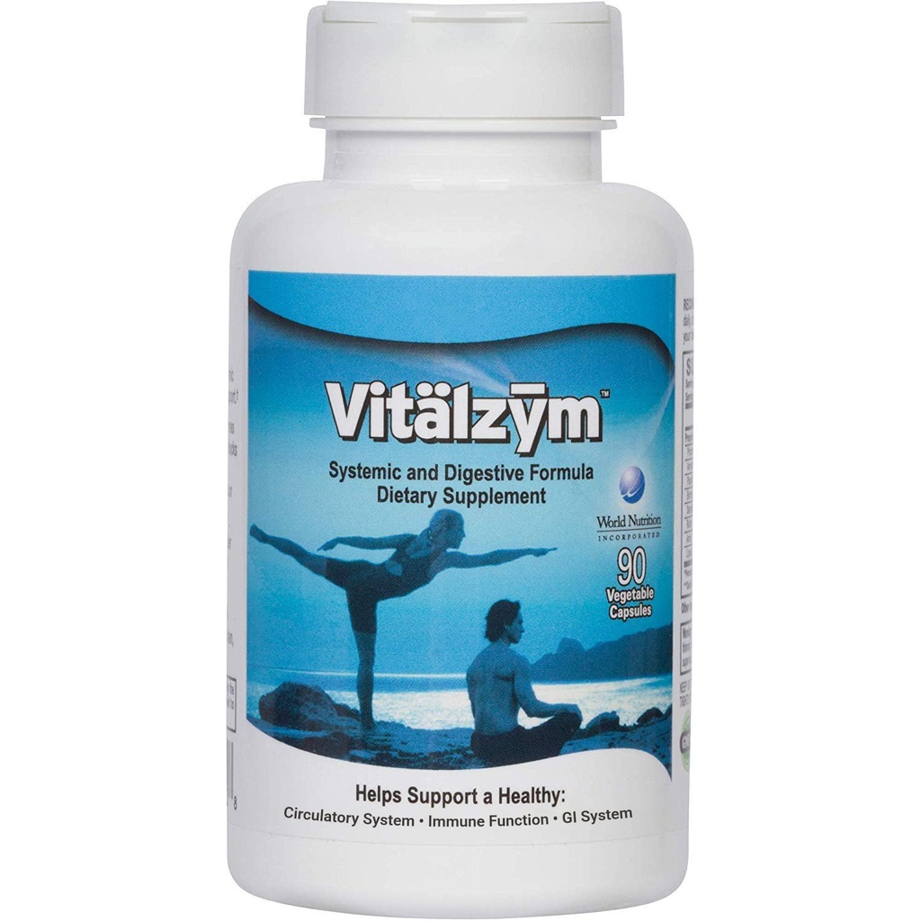 Gut Health | Proteolytic Systemic Multi Enzymes with Serrapeptase for Women and Men | Yardımlar Kan Akışını artırmak ve Digestive Health (90 Capsules)