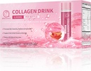 Collagen Drink 6000 mg Marine Collagen,, Dia Collagen Shots for Women with Hyaluronic Acid, Vitamin C, Collagen Supplements Support Skin, Hair & Nail, 0.85 Fl.Oz x30 Şişes, Apple Flavor