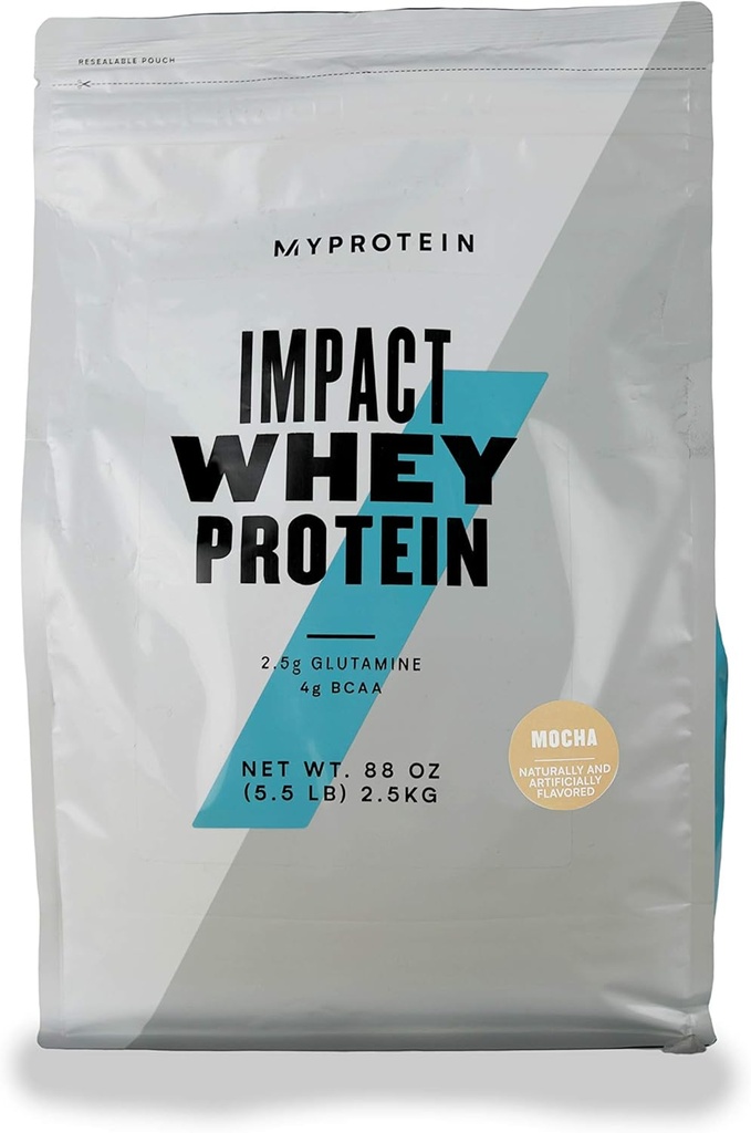 Myprotein - Impact Whey Isolate - Whey Protein Powder - Φυσικώς αρωματικό ποτό Μίγμα - Καθημερινή πρόσληψη πρωτεΐνης για Superior Performance - Mocha (5.5 lbs, Συσκευασία των 1)
