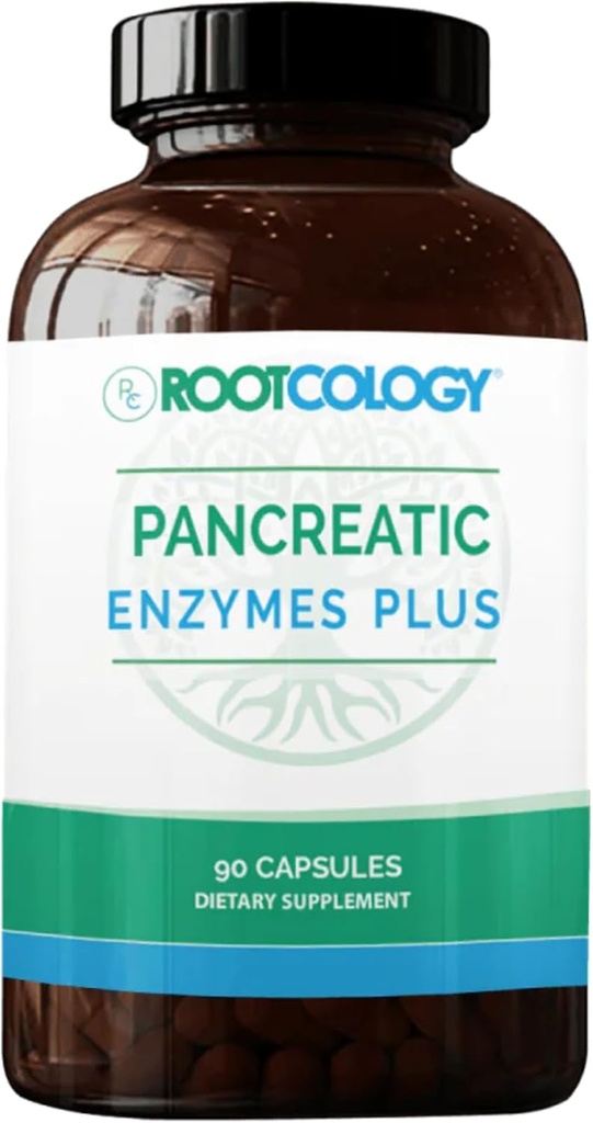 Dr. Izabella Wentz | Pancreatic Enzymes Plus | Giric Paint Lipase, Protease & Amylase Mixs with Bromelain | 90 Capsules