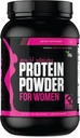 Whey Protein Tozu Kadın Çikolata Tozu - Low Carb Gluten-Free Grass-Fed rBGH-Free - Supports Kilo Kaybı - Natural Stevia Sweetized protein Shake, 20g (Chocolate Delight, 2lb)