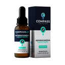 COMPASS LABORATUVY Ashwagandha Liquid Drops - Mood Support and Wellness Supplement - Natural Cortisol Manager ve Immune ATM - 2 fl oz
