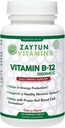 Zaytun Halal Vitamin B12 1000mcg, Enerji Üretimi, Metabolism ve Sağlıklı Nervous Sistemi - Vejetaryenler ve Vegans Formula - Süt-Free - 4 Ay Supply - ABD'de Yap