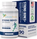 Nature's Nectar Bone & Joint Supplements for Men & Women – Υποστηρίζει την υγεία των οστών, τη δύναμη και την ανάπτυξη με ασβέστιο, βιταμίνη D, μαγνήσιο & στρόντιο – Builder για μέγιστη απορρόφηση –90 Caps