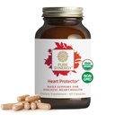 PURE SYNERGY Heart Protector | Organik Hawthorn Berry, Resveratrol ve Nattokinase | Blood and Vascular Support (60 Capsules)