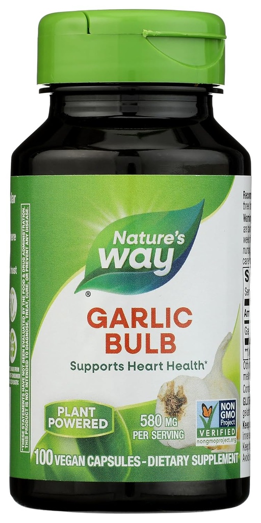 Natures Way Bulb Bulb Vegetarian Capsule, 100 ctt