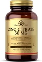 Solgar çinko Citrate Sebze Kapsülleri, 100 Kont, Non-GMO, Gluten Free, ve Kosher, Supports Immune System Health, Health Skin and Eyes, Normal Tadı ve Vizyon
