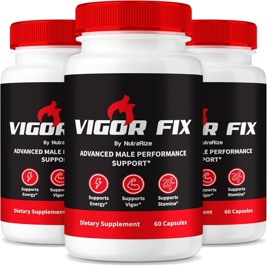 (3 Pack) Βιγκόρ Fix Ανδρικό συμπλήρωμα, VigorFix χάπια για άνδρες, Καθημερινή διατροφή για τη συνολική υγεία και ευεξία, Βιγκόρ Σταθερές κάψουλες υποστήριξης για την εμπιστοσύνη και την ενέργεια, Κριτικές (180 κάψουλες)