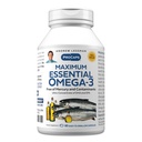 ANDREW LESSMAN en Essential Omega-3 Unflavored, 60 Softgels - Ultra-Pure Omega-3 Fish Oil 1200 mg-High DHA, No Mercury Supplement-Küçük, Easy to Sw Fish Oil Capsules