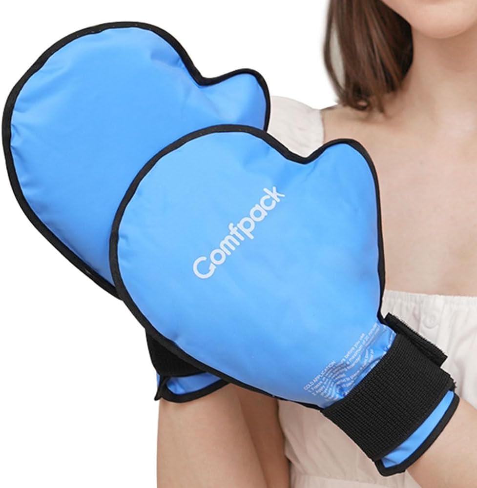 Ağrı Yardımı için El Buz Paketi, 2 Pack Full Cold Therapy Gloves for Chemoterapi Neuropati, Gel Ice Pack for Carpal Tünel, Arthritis, Swelling, Suregry, Working Hands