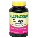 Spring Valley Collagen 1000 mg Per Tablet, Plus Vitamin C, Type 1 & 3, 120ct by Equate