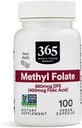365 by Whole Foods Market, Metil Folate, 100 Count