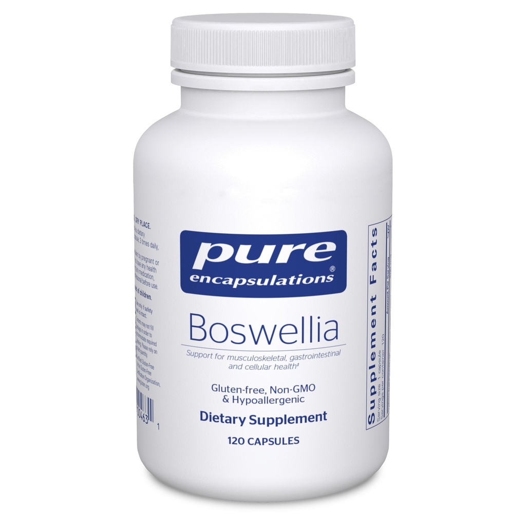 Saf Encapsulations Boswellia Supplement - Ortak Sağlık, GI & Connective Tound - Sağlıklı Ortaklar & Digestive Health* - Non-GMO & Vegan - 120 Capsules