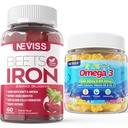 Demir Gummies 2 Pack + Çocuklar Omega 3 Gummies 2 Pack