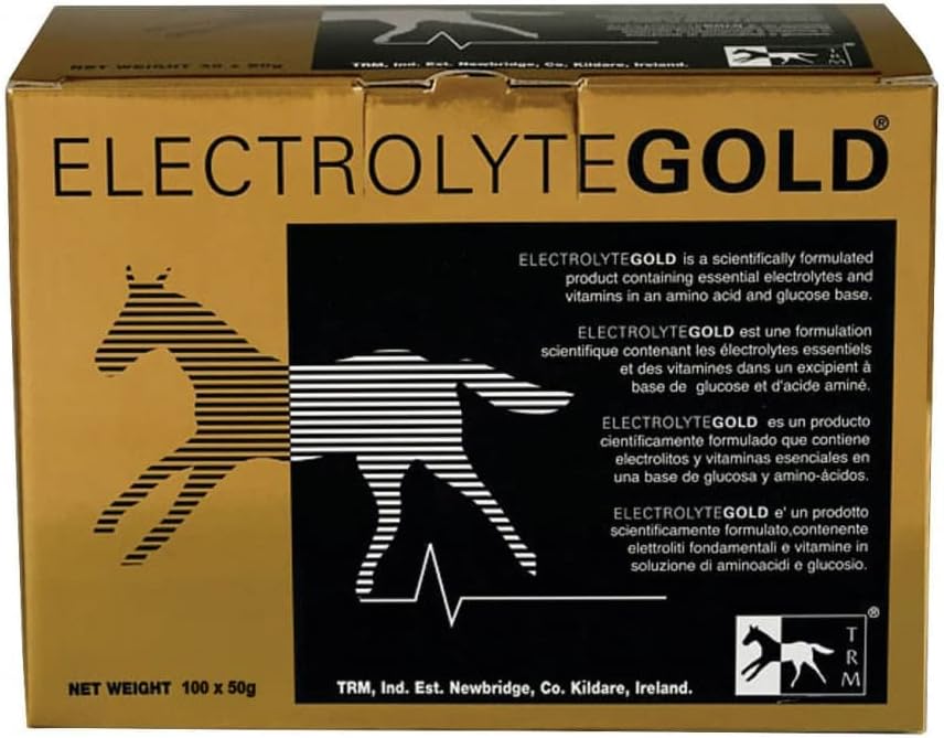 TRM Electrolyte Gold Performance Horse Feed Supplement for Electrolyte Replenishment 