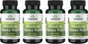 Swanson Rhodiola Rosea Root - Adaptogenic συμπλήρωμα βοτάνων που προωθεί την ισορροπία διάθεσης & το στρες Υποστήριξη - Φυσική φόρμουλα για την ενεργειακή υποστήριξη - (100 κάψουλες, 400mg το καθένα) (4 Pack)
