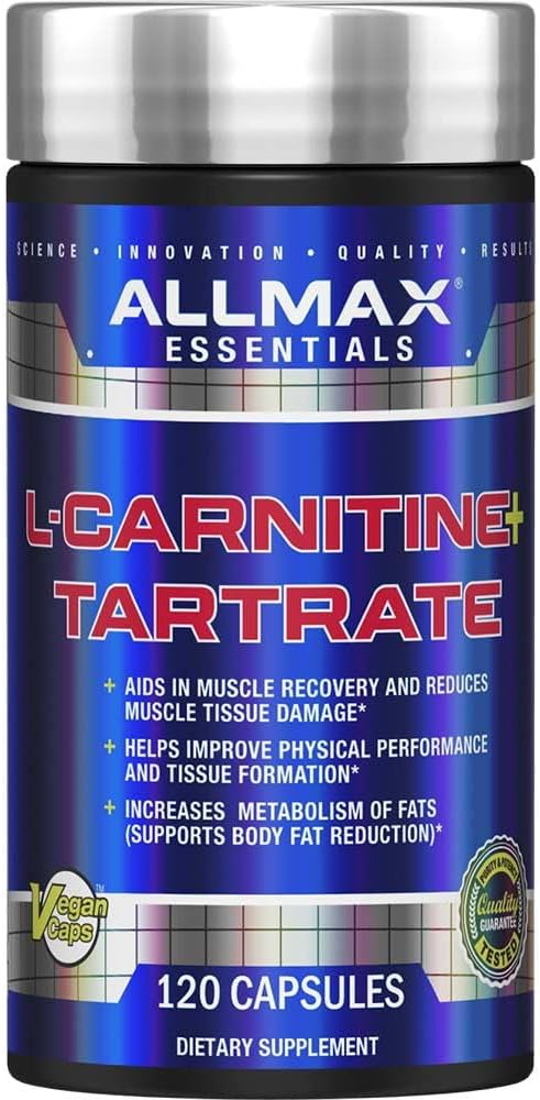 ALLMAX Beslenme L-Carnitine + Tartrate, 120 Capsules