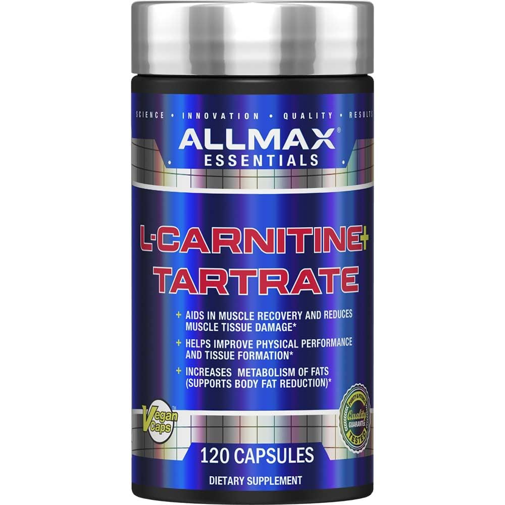 ALLMAX Beslenme L-Carnitine + Tartrate, 120 Capsules