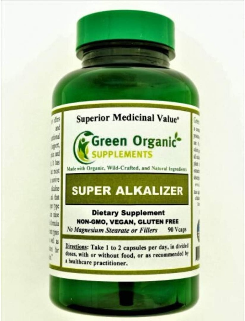 Green Organic Supplements alkalizer, PH Control (Pack of 1)