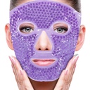Puffy Dark Circles, Migraine,Hot/Cold Pack with Soft Plush Backing (Purple #22)