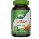 Nature's Way Vitamin D3 Gummies, Supports Immune and Bone Health*, 2000 IU (50 mcg) in 2gummy Service, D3 2000IU per 2 Gummies, Karma Meyve Flavored, 120 Count