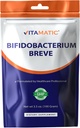 Vitamatic Bifidobacterium Breve Probiyotik Toz - Digestive Health Support - 100 Gram (3.5 OZ) - 100 Hizmet