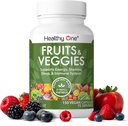 Sağlıklı Bir Meyve ve Veggies - 27 Tüm Doğa Gıdaları - Vitaminler - Mineraller - Antioksiler - Detox - Sebzeler - Kale - Broccoli - Spinach - Beets - Raspberries - Multivitamin - 75 Servis