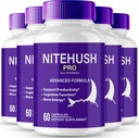 Nite Hush Pro Brain Supplements for Memory and Focus Capsule Capsules, NiteHush Advanced Formula Brain Health Support - En Güçlü Nootropics NiteHushPro All Natural Support Pills Yorumlar (5 Pack)