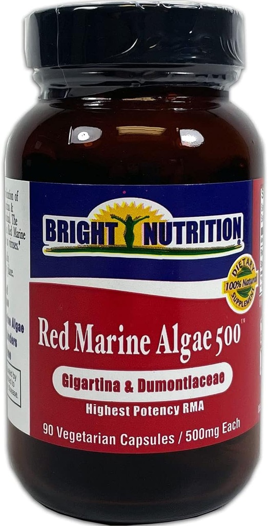 Red Marine Algae 500 - Gigartina & Dumontacea - 90 VCaps /500 mg