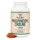 Phosphatidylcholine 1.200 mg – 210 Softgels – Sunflower ve Soy Lecithin (Choline Supplements) - Non-GMO ve Gluten Free to Support Brain Health by Double Wood