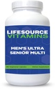 LifeSource Βιταμίνες Άνδρες Senior Multi - Χορτοφαγικά - Ένα πλήρες Multi για άνδρες 50 yrs και πάνω από - 180 κάψουλες- 60 ημέρες προσφοράς