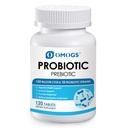 OMOGS Probiyotiks 90 Milyar CFUs 18 Strains, 3 Organik Prebiyotikler ve C vitamini, Kadınlar, Erkekler ve Çocuklar için Nutritional Supplement,Degestive Health,Non-GMO, 90 Tabletler