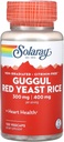 Solaray - Guggul & Red Yeast Rice, 120 kapsül