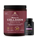 Αρχαία διατροφή Πολυβιταμίνη των γυναικών 40+ μία φορά την ημέρα, 30 Count + Multi Collagen Protein Powder, Άγευστη, 40 εξυπηρετούν