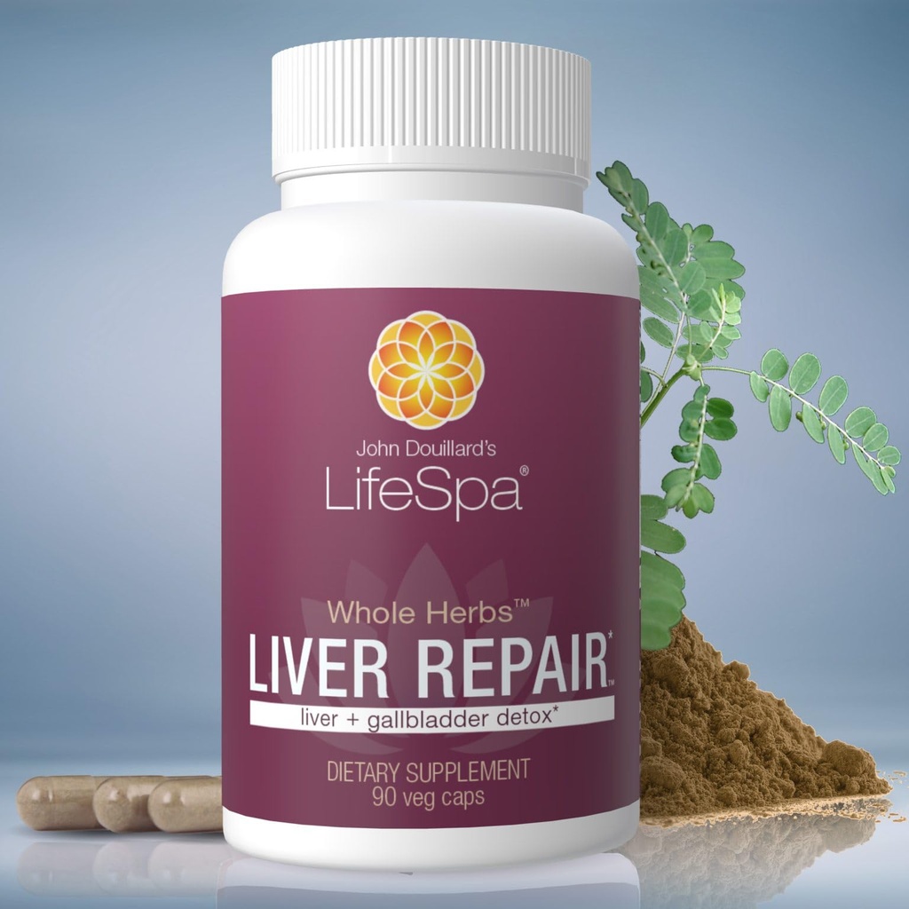 LifeSpa Whole Herbs Liver | Liver Detox | Liver Cleanse ve Tamir | Liver Health Supplements for Liver and Gallbladder Detox | 90 Capsules | 475 mg
