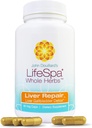 LifeSpa Whole Herbs Liver | Liver Detox | Liver Cleanse ve Tamir | Liver Health Supplements for Liver and Gallbladder Detox | 90 Capsules | 475 mg