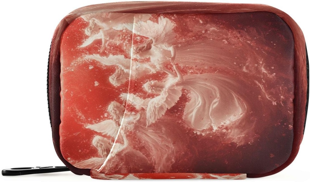 Burbuja Flying Cupids Travel Pill Case, Weekly Portable Pill Box 7 Days Pill Organizer to Hold Medicine Vitamin Supplement with Zipper for Travel