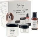 Eye Envy Dog Dear Remover Starter Kit. 100% Φυσικό, Ασφαλές. Περιέχει: Stain Solution, Applicator Pads, και Stain Powder. Κατασκευασμένο στις ΗΠΑ