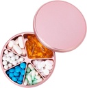 Pill Organizer 6 Karşılaştırma Pill Mineral - Ağır Duty Metal Günlük Pill Konteyner, Günlük Pill Box Pill Sahibi, Vitamin Tamam Tıp Balık Yağları Için Su İlaç Örneği, 0.38lb, Pink Fish Oils, 0.38lb, Pink Pill Konteyner, Daily Pill Box Pill