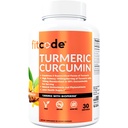 En yüksek Potency, Non-GMO, Gluten Free, 1500 mg of Ultra-Pure Turmeric Curcumin with BioPerine for Advancedd Abpole, 30 Service Veggie Capsules