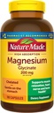 Nature Made Glycinate 200 mg per serve, Magnezyum Supplement for Muscle, Heart, Nerve and Bone Support, 180 Magnezyum Bisglycinate Capsules, 90 Day Supply