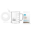 Purelife Kinema Coffee Kit - 1 Qt μη τοξικό γυαλί Kenema Bucket - για τον καθαρισμό του παχέος εντέρου - Home Knemas - Liver Detox για θεραπεία Gerson - 1/2 Lb Organic Kinema Coffee - Lab Tested