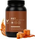Yüksek Seviye Whey Protein Toz, Doğal Salted Caramel Shake, 24g Protein, 2 lb, Ultra-Filtered, Non-GMO, Stevia Sweetized, Digestive Enzymes, Gluten Free, No Yapay Katkılar, ABD'de Yapıldı