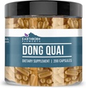 Earthborn Elements Dong Quai 200 Capsules, Pure & Undiled, No Wordss