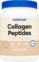 Nutricost Collagen Peptides σκόνη 1LB (454 G) (Βανίλα) - Grass Fed Bovine Collagen Υδρολυτικό