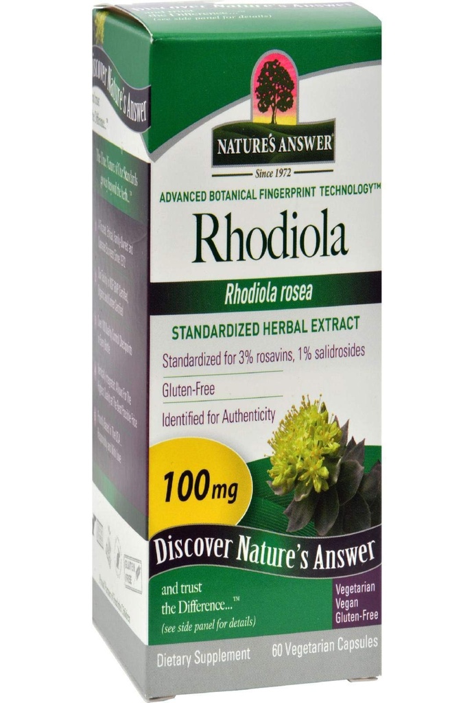 Απάντηση της φύσης Rhodiola Root Vegetarian Κάψουλες, 60- Count