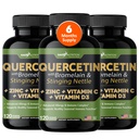 Gade Beslenme Quercetin C vitamini, çinko & Sting Nettle - Nettle Quercetin - Quercetin 500 mg - Bromelain - Çinko Quercetin + Vitamin D3-360 Veggie Caps - 6 Ay Supply