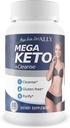 Mega Keto Diyet + Temiz - Gut Bloat'ı azaltmaya yardımcı olun - Ketosis Temizliği'ni Desteklemek için arabalardan patlama - Digestive Cleansing Ketgen Support - Body Cleanse & Liver Cleanse - Help Support General Health