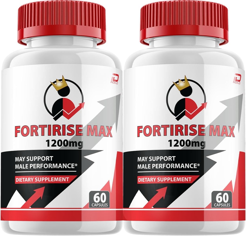 Erkekler Capsules için Max'i temizlemek - FortiriseMax Vitamin Kompleks Pills, Fortirize Max Advanced Performance, All Natural Support Formula 2 Pack - 120 Capsules)