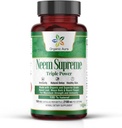 Organik Aura Neem Supreme Capsules. 150 Veg Capsules. Triple Complex - Max Strength Pure High-Potency Azadirachta Indica Capsule. Doğal Antioksi, Skin Health, Abundant Immunity Support.